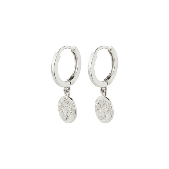 NOMAD Hoop Earrings - Silver Plated
