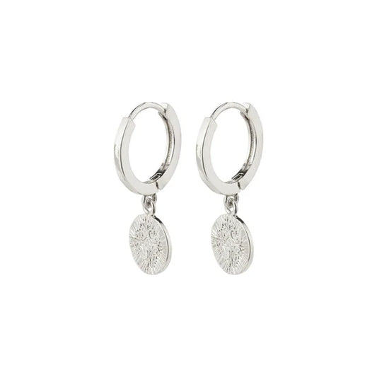 NOMAD Hoop Earrings - Silver Plated