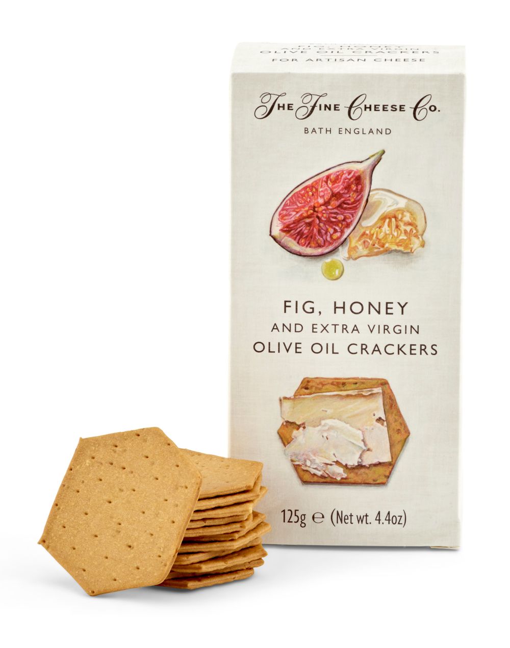 Craquelins aromatisés figue, miel et à l’huile d’olive - The Fine Cheese Co.