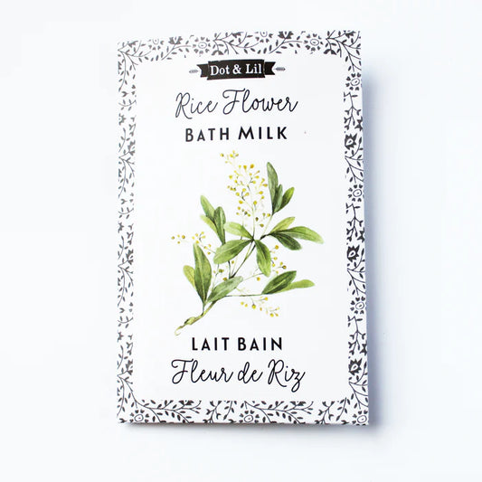 Bath Milk Sachet - Rice Flower