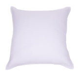 Rustic - White Quilted European Pillow Cover