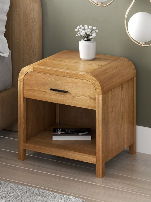 Hara 1-Drawer Side Table - Black