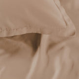 Smoothies - Taupe Cotton Sateen Duvet Cover Set