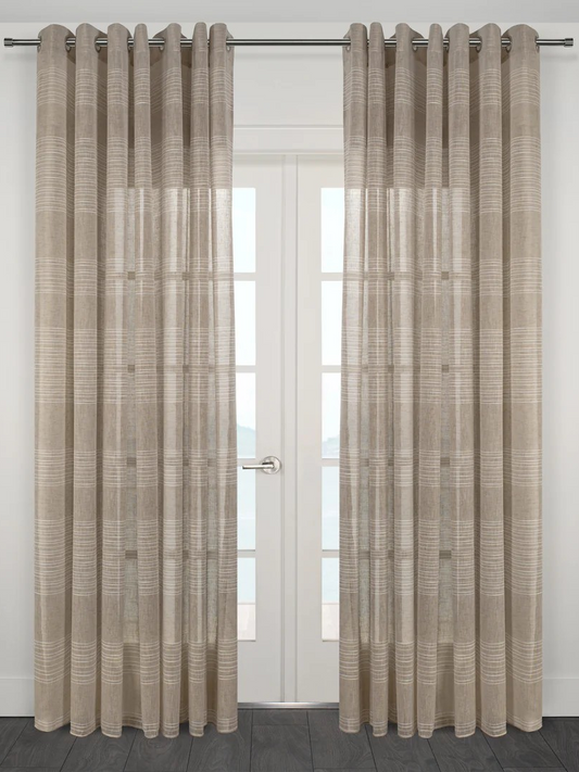 Mykonos Curtain - Taupe