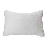 Stitch - White quilted pillowcase