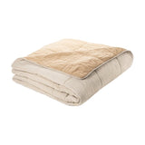 Tagliatelle - Taupe striped reversible quilt
