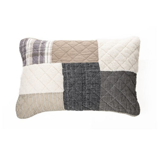 Theory - Patchwork pillow cover