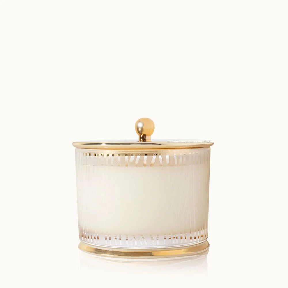 Medium Frosted Candle - Frasier Fir
