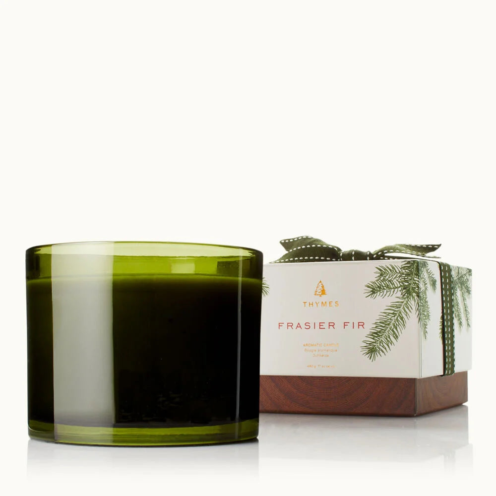 Green Candle 3 Wicks - Frasier Fir