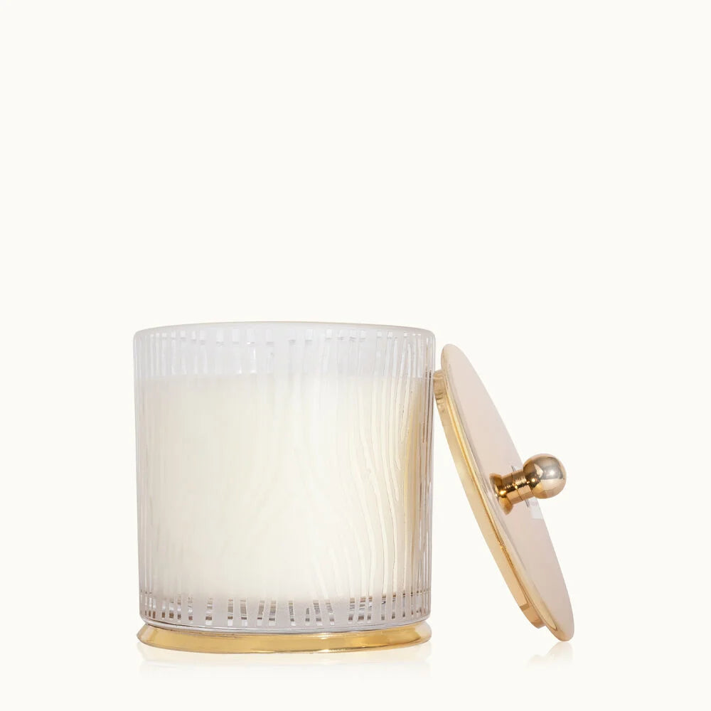 Frosted Large Candle - Frasier Fir