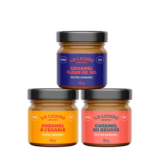 Trio de caramels classiques - La Lichée