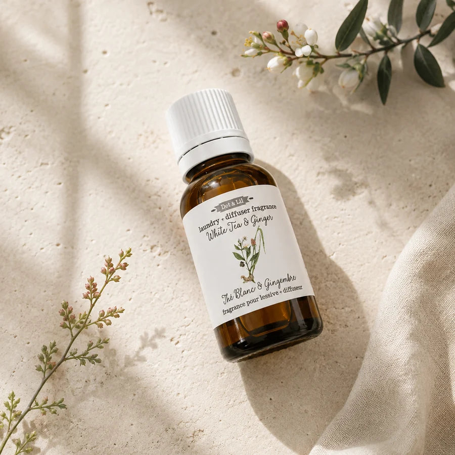 Laundry & Diffuser Oil – White Tea & Ginger